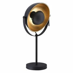 De gros đ§š Altobuy PIONEER - Lampe Ă poser en MĂ©tal Noir et DorĂ© đ