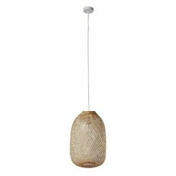 Nouveau âš Altobuy ALOHA - Suspension en Fibres Naturelles de Bambou TressĂ©es H 50 cm đŻ