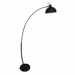 Bon marché 👍 Altobuy TANGUY - Lampadaire Arc en Métal et Abat-jour Blanc 🧨 -Optonica Soldes 3663738038881 3