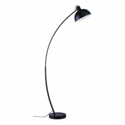 Bon marché 👍 Altobuy TANGUY - Lampadaire Arc en Métal et Abat-jour Blanc 🧨 -Optonica Soldes 3663738038881 5