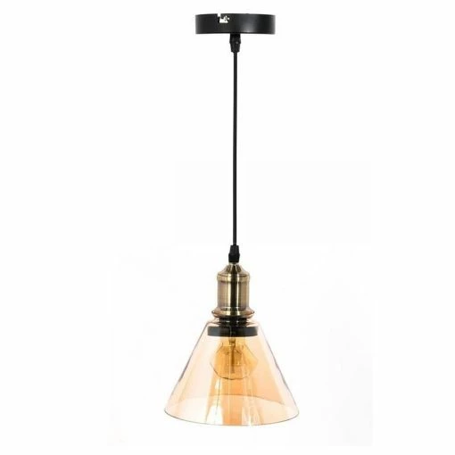 Les meilleures critiques de ✔️ Paris prix Lampe Suspension en Verre "Entonnoir" 18cm Ambre 😀 -Optonica Soldes 3664944048299 1