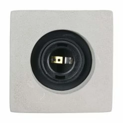 Le moins cher ⭐ The Home Deco Light Lampe à poser cubique finition ciment 9.5 x 9.5 x 13 cm ❤️ -Optonica Soldes 3664944048374 3