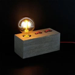 Le moins cher 🔥 Paris prix Lampe à Poser Design en Bois "Coffi II" 20cm Naturel 🤩 -Optonica Soldes 3664944048442 4