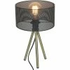 Nouveau 🎉 The Home Deco Light Lampe à poser en métal perforé sur trépied 22 x 38.5 cm 🎁