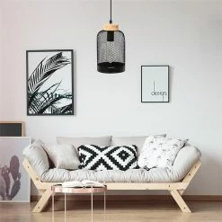 Coupon ✨ The Home Deco Light Lampe Suspension "Cloche Grille" 25cm Noir ⌛ 14 Coupon ✨ The Home Deco Light Lampe Suspension "Cloche Grille" 25cm Noir ⌛ -Optonica Soldes 3664944048893 3