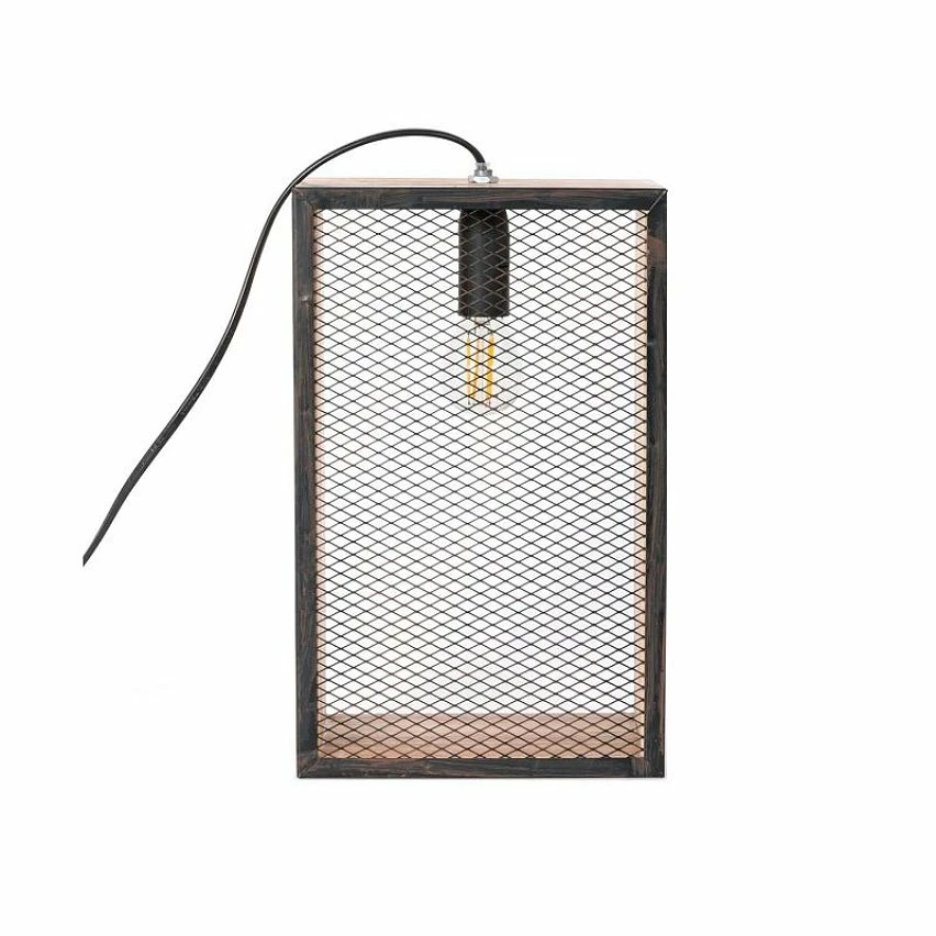 Le moins cher 😉 Paris prix Lampe à Poser Bois & Métal "Cadre" 29cm Noir & Naturel 🧨 1 Le moins cher 😉 Paris prix Lampe à Poser Bois & Métal "Cadre" 29cm Noir & Naturel 🧨