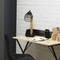 Offres 😉 The Home Deco Light Lampe de Bureau Articulée "Grille" 38cm Naturel & Noir 🤩 17 Offres 😉 The Home Deco Light Lampe de Bureau Articulée "Grille" 38cm Naturel & Noir 🤩 -Optonica Soldes 3664944048930 3