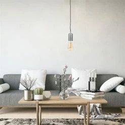 Tout neuf 😍 Paris prix Lampe Suspension Déco "Vintage" 9cm Argent 😉 -Optonica Soldes 3664944048985 5