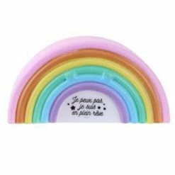 Meilleure affaire 🧨 Paris prix Veilleuse Enfant à Poser "Arc En Ciel" 14cm Multicolore ❤️