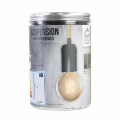 Bon marché 😉 The Home Deco Factory Lampe Suspension Déco "Vintage" 9cm Noir & Or ✨ -Optonica Soldes 3664944080954 3