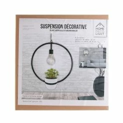 Offres ❤️ The Home Deco Factory Lampe Suspension LED "Plante Garden" 30cm Noir 🎉 -Optonica Soldes 3664944089797 4