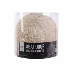 Meilleure vente 👏 The Home Deco Light Suspension boule colorée 30 cm gris 🎁 -Optonica Soldes 3664944131601 2