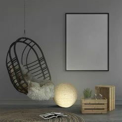Meilleure vente 👏 The Home Deco Light Suspension boule colorée 30 cm gris 🎁 -Optonica Soldes 3664944131601 6