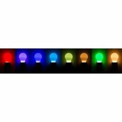 Tout neuf 🎉 Totalcadeau Lampe rétro bulbe à piles LED multicolore avec télécommande 🔥 -Optonica Soldes 3664996382716 6