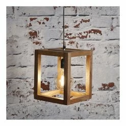 Grosses soldes ⭐ Lampea Suspension contemporaine en bois de manguier Rudy 🌟 -Optonica Soldes 3665367163286 3