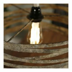 Grosses soldes 🛒 Lampea Suspension vintage en métal 1 lampe Ø 40 cm David 🤩 -Optonica Soldes 3665367163316 4