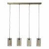 Meilleure affaire ✨ Lampea Suspension vintage 4 lampes avec abat-jours en verre Novak ❤️