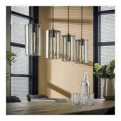 Meilleure affaire ✨ Lampea Suspension vintage 4 lampes avec abat-jours en verre Novak ❤️ -Optonica Soldes 3665367163460 2