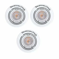 Top 10 🥰 Paris prix Lot de 3 Spots Encastrés "Orientable" 9cm Blanc ⌛