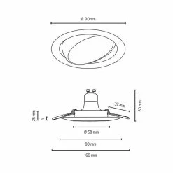 Top 10 🥰 Paris prix Lot de 3 Spots Encastrés "Orientable" 9cm Blanc ⌛ 7 Top 10 🥰 Paris prix Lot de 3 Spots Encastrés "Orientable" 9cm Blanc ⌛ -Optonica Soldes 3700564202328 4