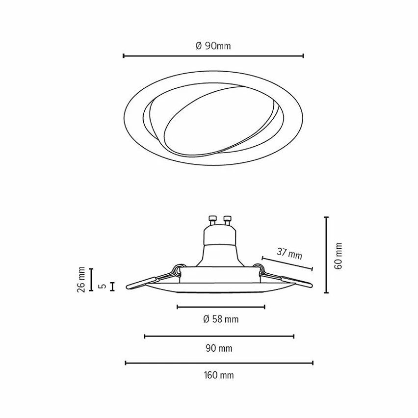 Top 10 🥰 Paris prix Lot de 3 Spots Encastrés "Orientable" 9cm Blanc ⌛ 4 Top 10 🥰 Paris prix Lot de 3 Spots Encastrés "Orientable" 9cm Blanc ⌛ – Image 4