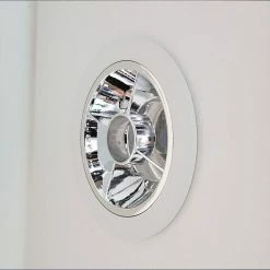 Bon marché 👍 Paris prix Spot Encastrable "Premium X" 9cm Blanc & Argent 🔔 -Optonica Soldes 3700564202953 3