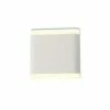 Nouveau 🎉 Miidex Applique Murale LED 6W Carré Blanche IP54 - Blanc Naturel 4000K ⭐