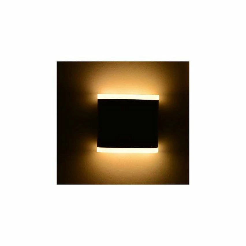 Vente flash ❤️ Miidex Applique Murale LED 6W Carré Grise IP54 - Blanc Chaud 3000K 🎉 2 Vente flash ❤️ Miidex Applique Murale LED 6W Carré Grise IP54 - Blanc Chaud 3000K 🎉 – Image 2