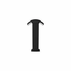 Grosses soldes 🥰 Miidex Potelet LED 6W Gris 50cm Diffuseur Curviligne IP54 - Blanc Chaud 3000K 🧨 -Optonica Soldes 3701124407030 4 1