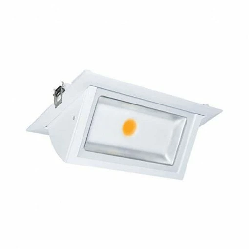 Budget 🧨 Miidex Spot LED Encastrable Rectangulaire Orientable Blanc 30W Blanc Chaud 3000K 🥰 -Optonica Soldes 3701124424457 1