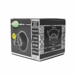 Meilleure vente 😀 Miidex Support de Spot Encastrable Rond Basse Luminance Ø82mm Noir 👏 -Optonica Soldes 3701124425454 4