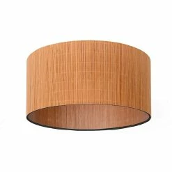 Offres 👍 Lampea Plafonnier de salon design Ø 42 cm Bois clair Fleur 👍