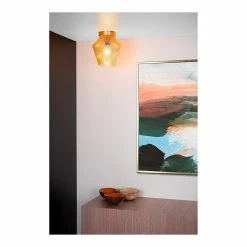 De gros ⌛ Lampea Plafonnier vintage Ø 21 cm Ambre 😉 -Optonica Soldes 3701171264860 4