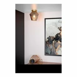 De gros ⌛ Lampea Plafonnier vintage Ø 21 cm Ambre 😉 -Optonica Soldes 3701171264877 3