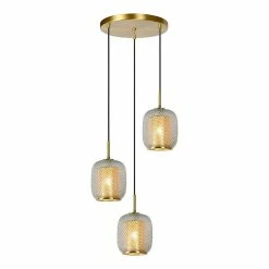 Sortie đ Lampea Suspension en verre vintage Ă 35 cm Lexy đ