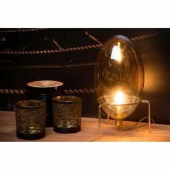 Meilleure vente ❤️ Lampea Lampe à poser vintage Ø 13 cm Eggy 🧨 -Optonica Soldes 3701171265263 4