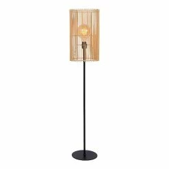 Nouveau 🔥 Lampea Lampadaire en rotin design Ø 26 cm Luna 🤩