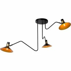 Vente flash â Lampea Plafonnier vintage Ă 108 cm salon et salle Ă manger Loft đ§š