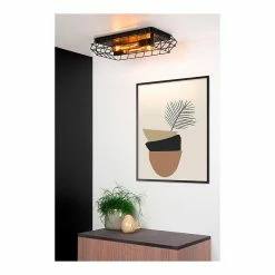 Sortie đ„ Lampea Plafonnier industriel 2xE27 noir Sash đ