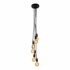 De gros ⌛ Lampea Suspension multiple design 7xE27 Porto ⭐ -Optonica Soldes 3701171266345 3