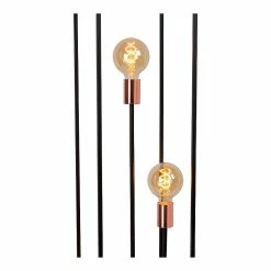 Nouveau 🎉 Lampea Lampadaire industriel 3 lampes Miranda 🎁 -Optonica Soldes 3701171266451 5