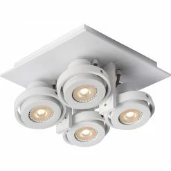 Les meilleures critiques de ❤️ Lampea Spot plafond 4 lampes LED dimmable James 👏 -Optonica Soldes 3701171268547 1