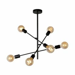 Offres 🥰 Lampea Plafonnier industriel 6xE27 Lessie 🎁 -Optonica Soldes 3701171269353 4