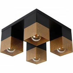 Top 10 ⌛ Lampea Plafonnier industriel intérieur 4xE27 Renata 😀 -Optonica Soldes 3701171269438 3