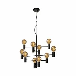 Coupon ✨ Lampea Suspension industrielle 10xE27 en métal Sloan 🧨 -Optonica Soldes 3701171269667 1