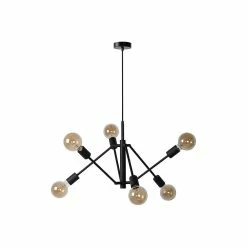 Les meilleures critiques de 😍 Lampea Suspension industrielle 6 lampes pour salon Lessie 😀 -Optonica Soldes 3701171269711 3