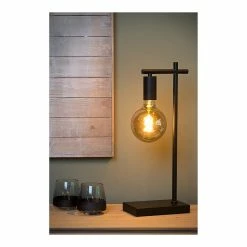 Bon marché 🎁 Lampea Lampe de table industrielle 1xE27 Sloan 👏