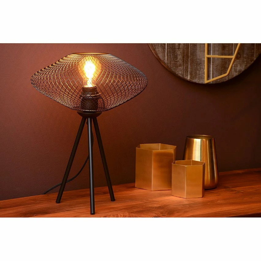 Coupon ⌛ Lampea Lampe de table industrielle ronde 1xE27 Meshiva 👏 2 Coupon ⌛ Lampea Lampe de table industrielle ronde 1xE27 Meshiva 👏 – Image 2