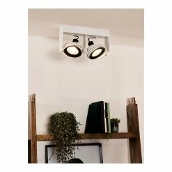 De gros ✨ Lampea Spot plafond 2 lampes orientables LED dimmable Griffin 🛒 8 De gros ✨ Lampea Spot plafond 2 lampes orientables LED dimmable Griffin 🛒 -Optonica Soldes 3701171270151 2
