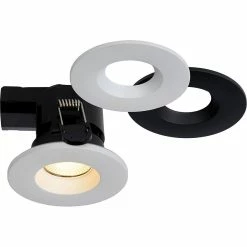 Vente flash 🌟 Lampea Spot encastrable salle de bains rond LED dimmable Vichy 🎁 -Optonica Soldes 3701171270168 1